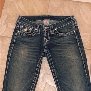 True Religion Straight Leg With Swarovski Details